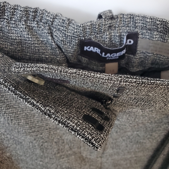 KARL Lagerfield Pull On Slacks w/ Tie Belt Plus Size! 14 Like NEW! - Picture 8 of 10